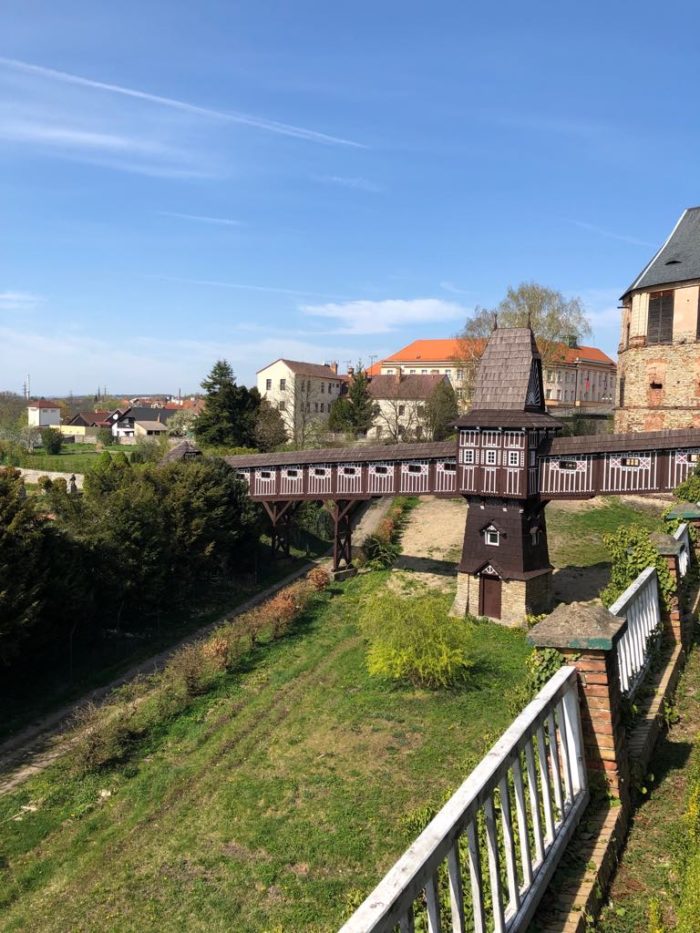 Dřevěný most zámku Nové Město nad Metují